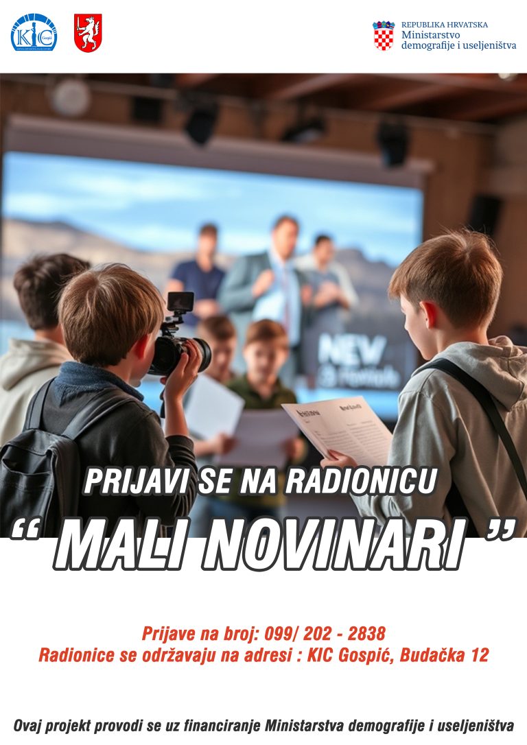 Mali novinari plakat